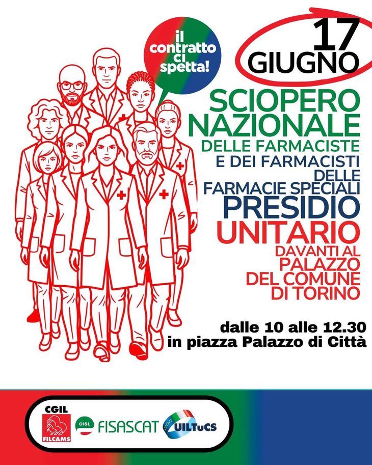 SCIOPERO NAZIONALE DIPENDEBTI FARMACIE ASSOFARM